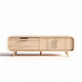 Wooden television console with one drawer and one cabinet 120 x 40 x 45cm