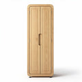 Wooden storage cabinet with double doors for home organization 40 x 80 x 180cm